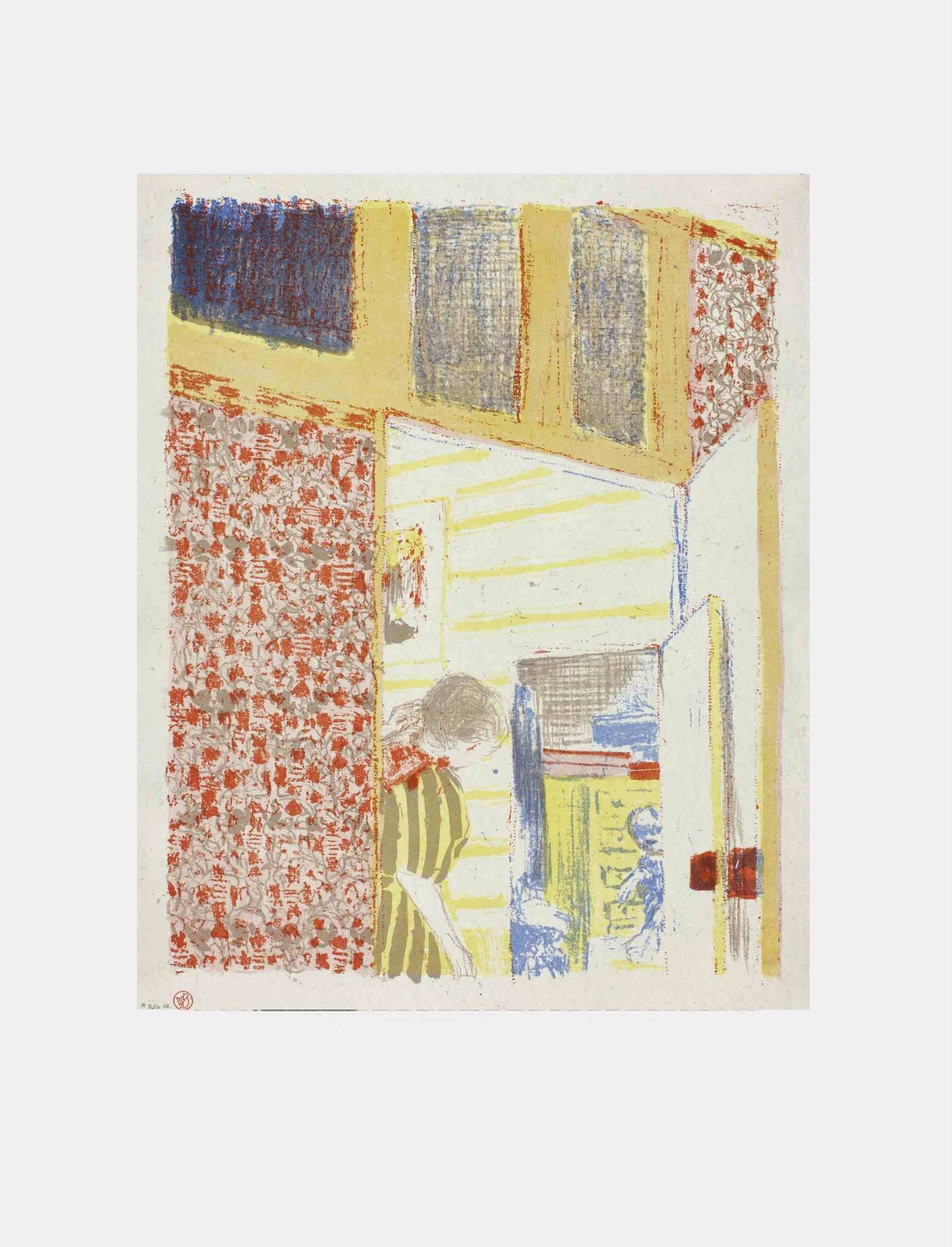 Édouard Vuillard "Interior with Pink Wallpaper III (1899)"