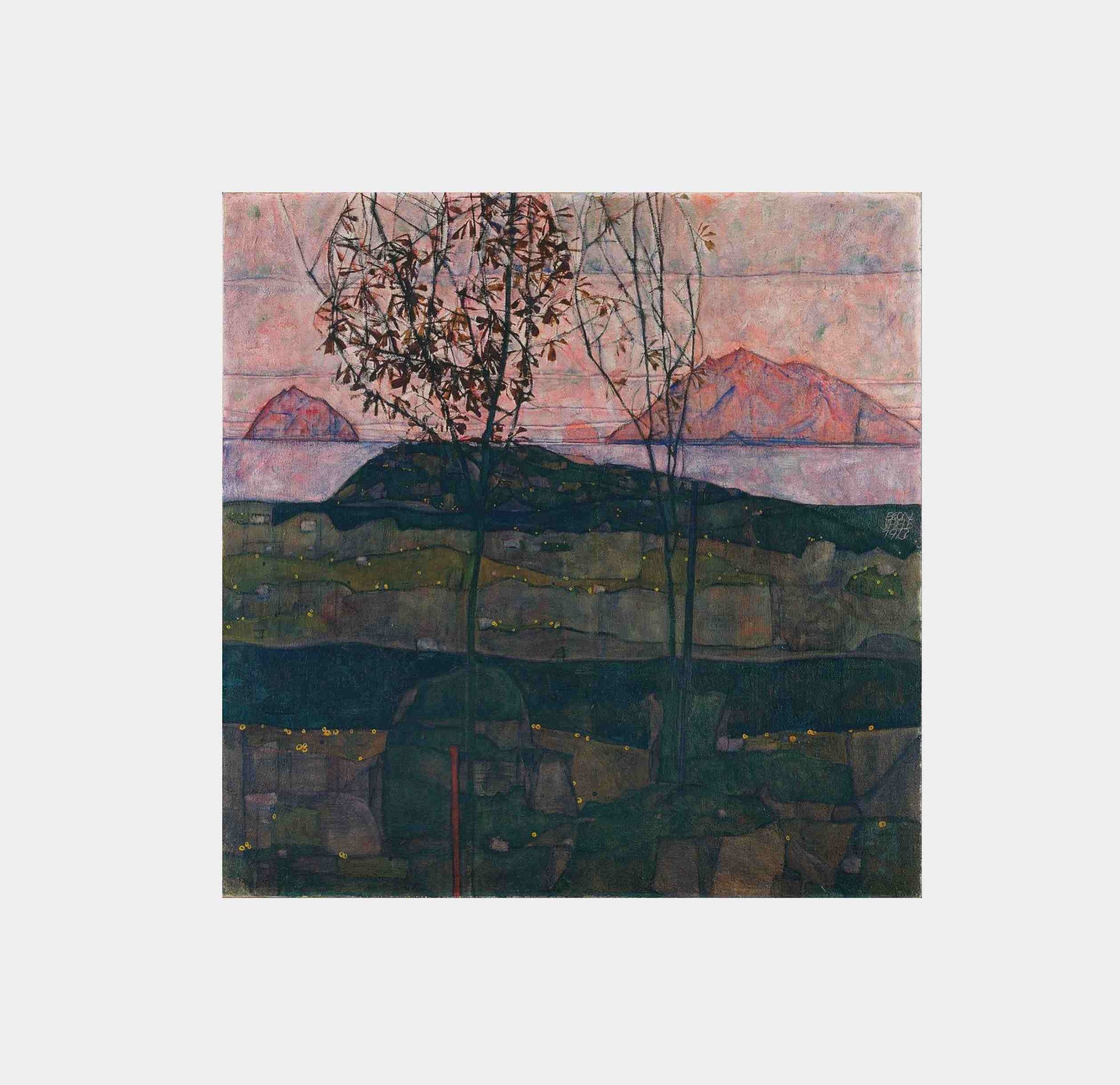 Egon Schiele: "Setting Sun (1913)"