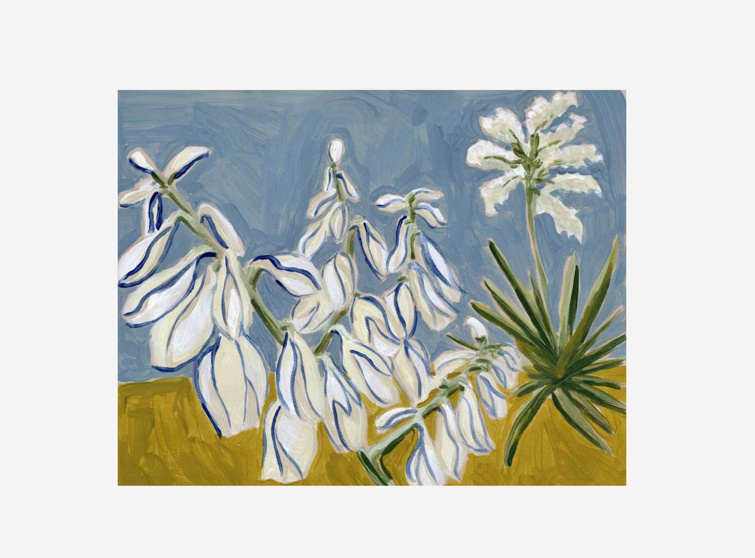 Blooming Yucca