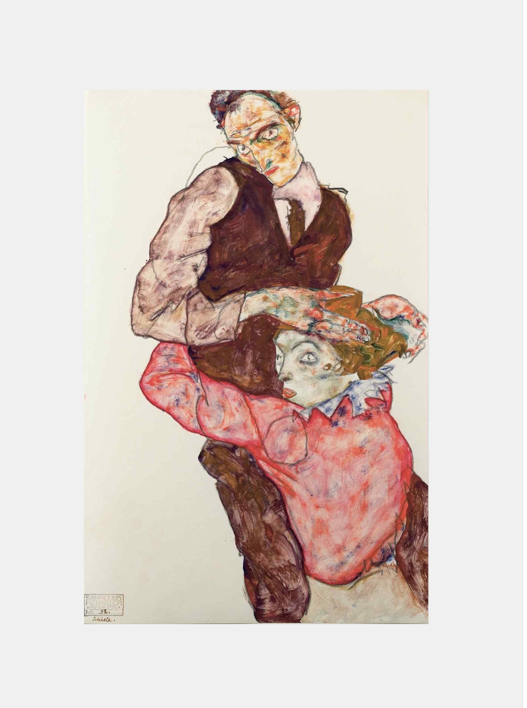 Egon Schiele "Lovers (1914)"