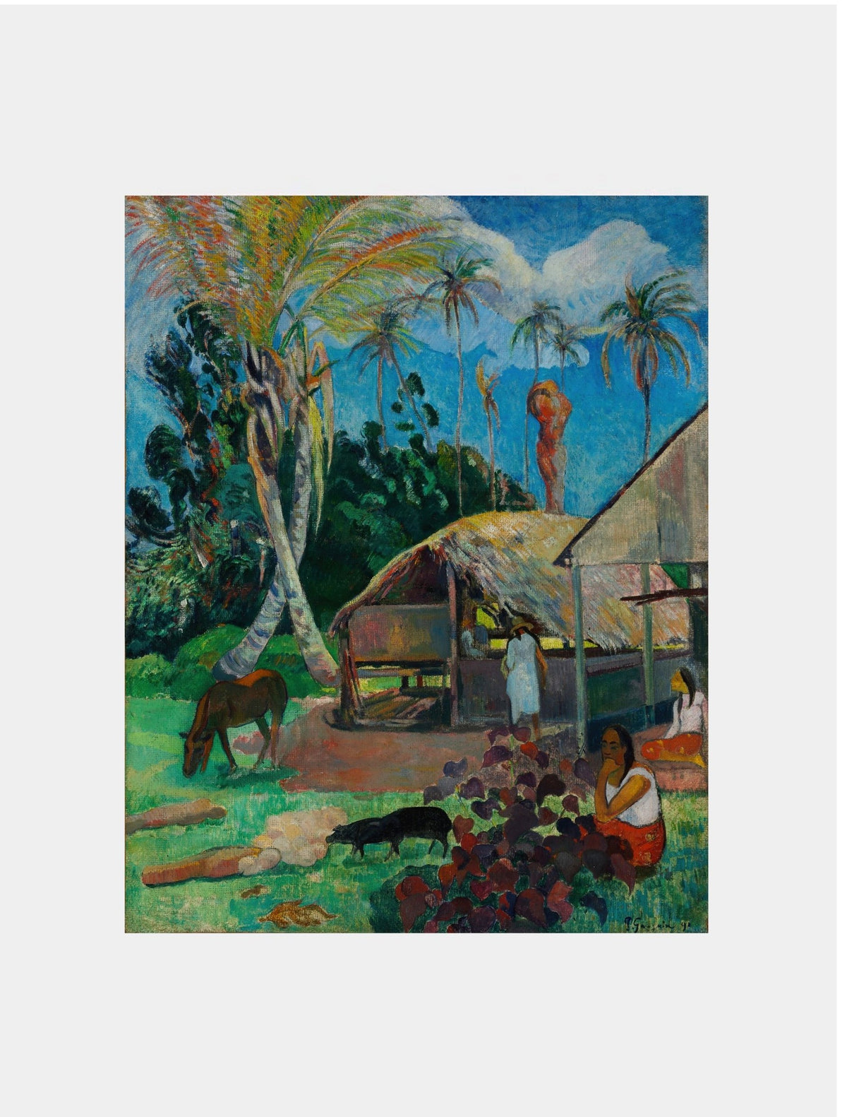 Paul Gauguin: "The Black Pigs"