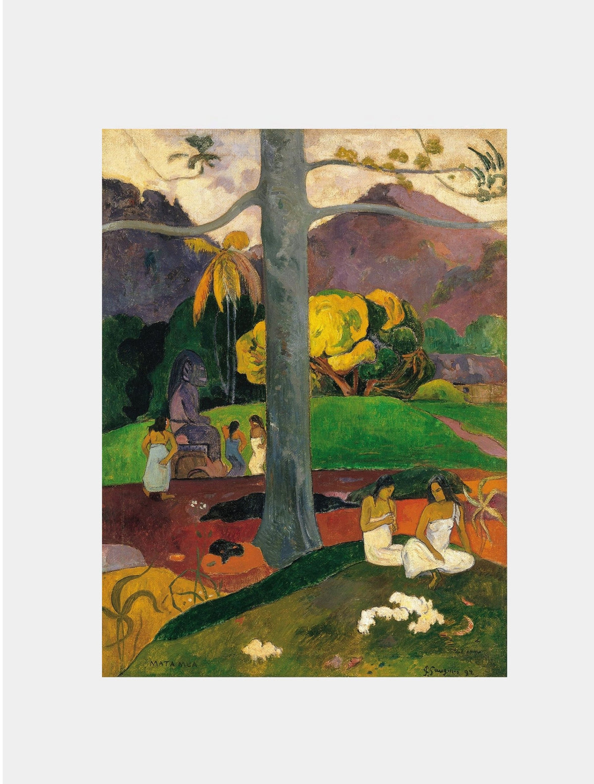 Paul Gauguin: "Mata Mua (In Olden Times) (1892)"