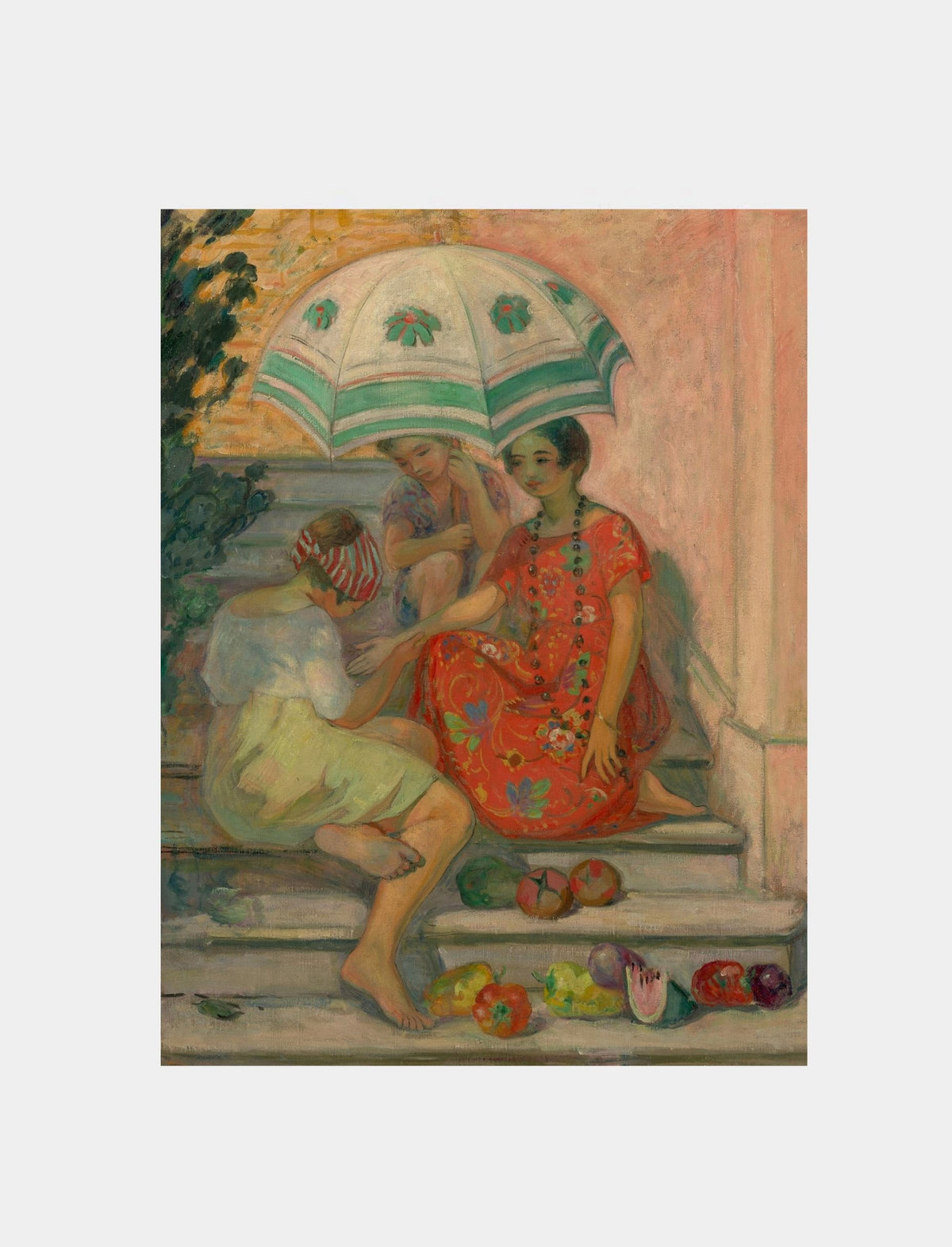 Henri Lebasque "La Diseuse de bonne aventure, Sainte-Maxime (1914)"