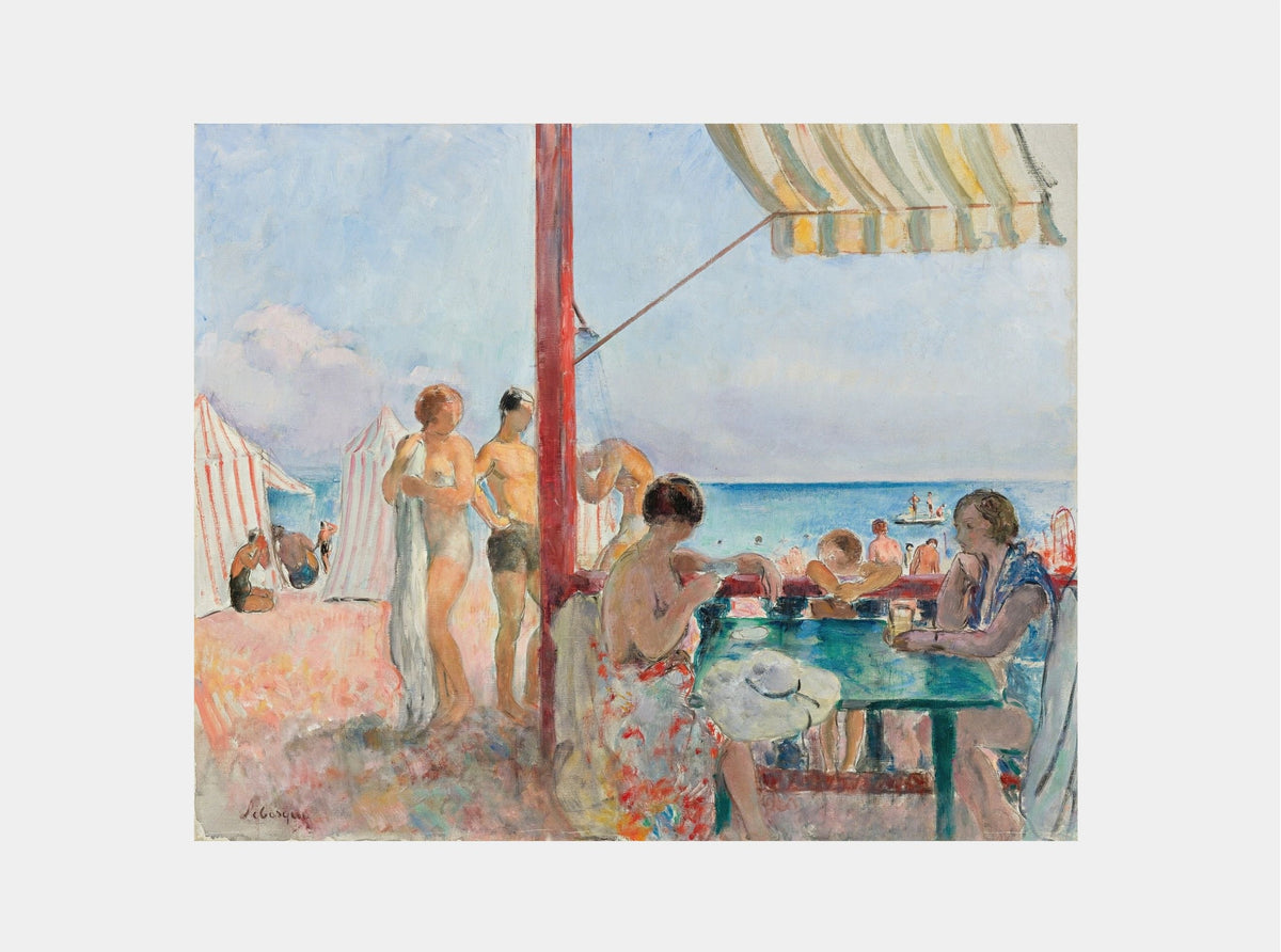 Henri Lebasque "Le Bar Sur La Plage (1923-25)"
