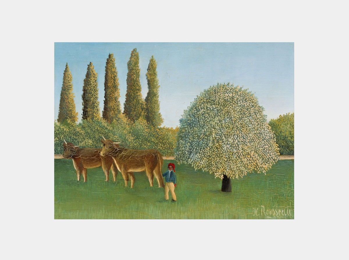 Henri Rousseau "Meadowland (The Pasture) (1910)"