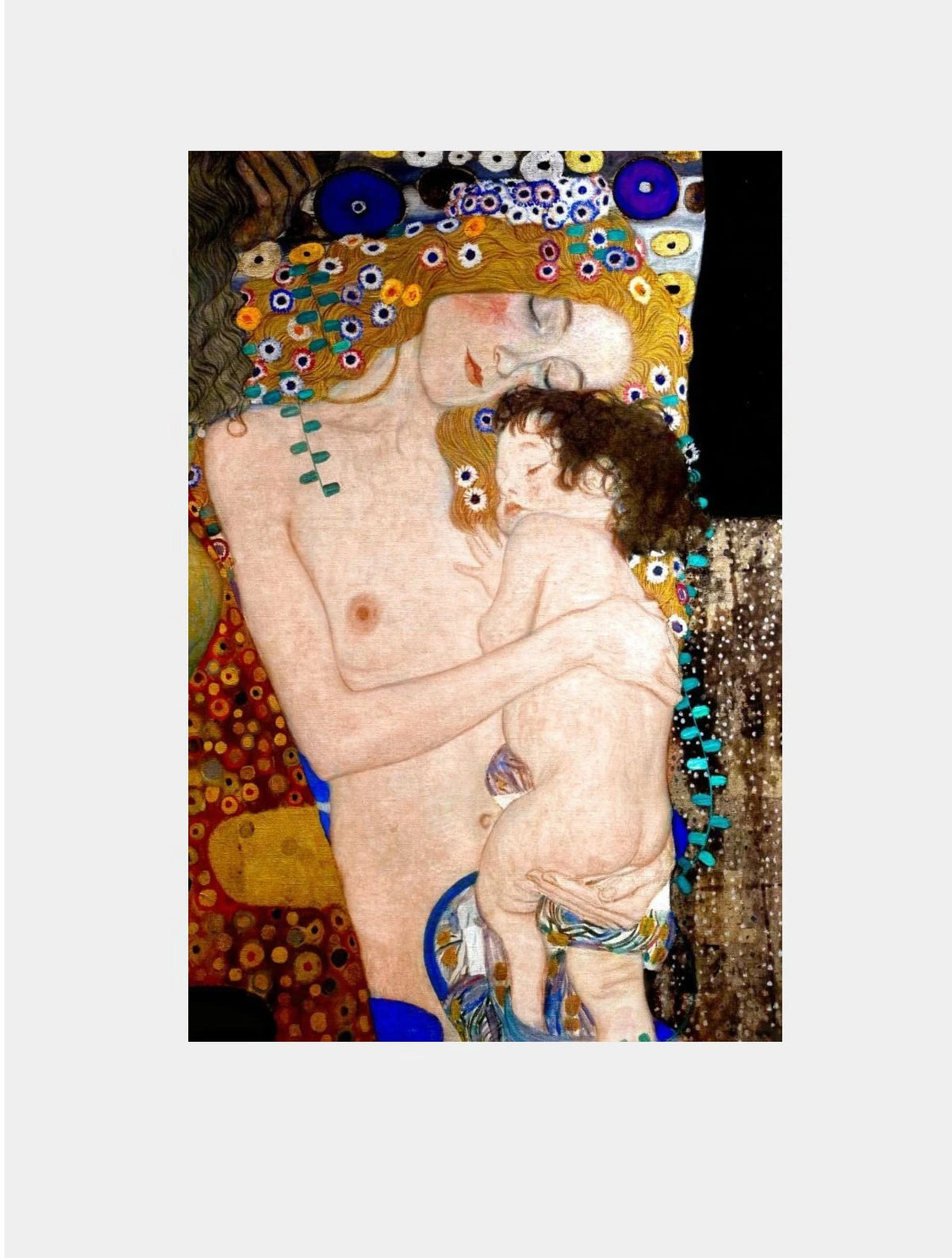 Gustav Klimt "Mother and Child"