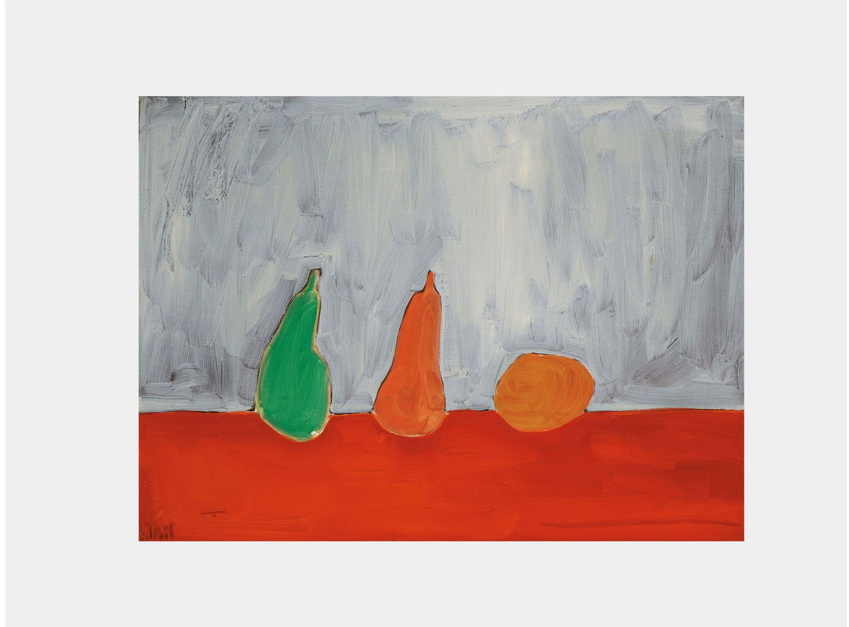 Fruits (Nature morte, poires, fond gris) (1954)