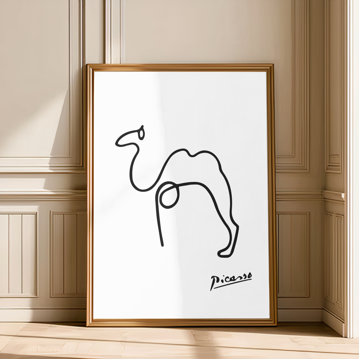 Picasso: Line Drawing Illustration IX Art Print