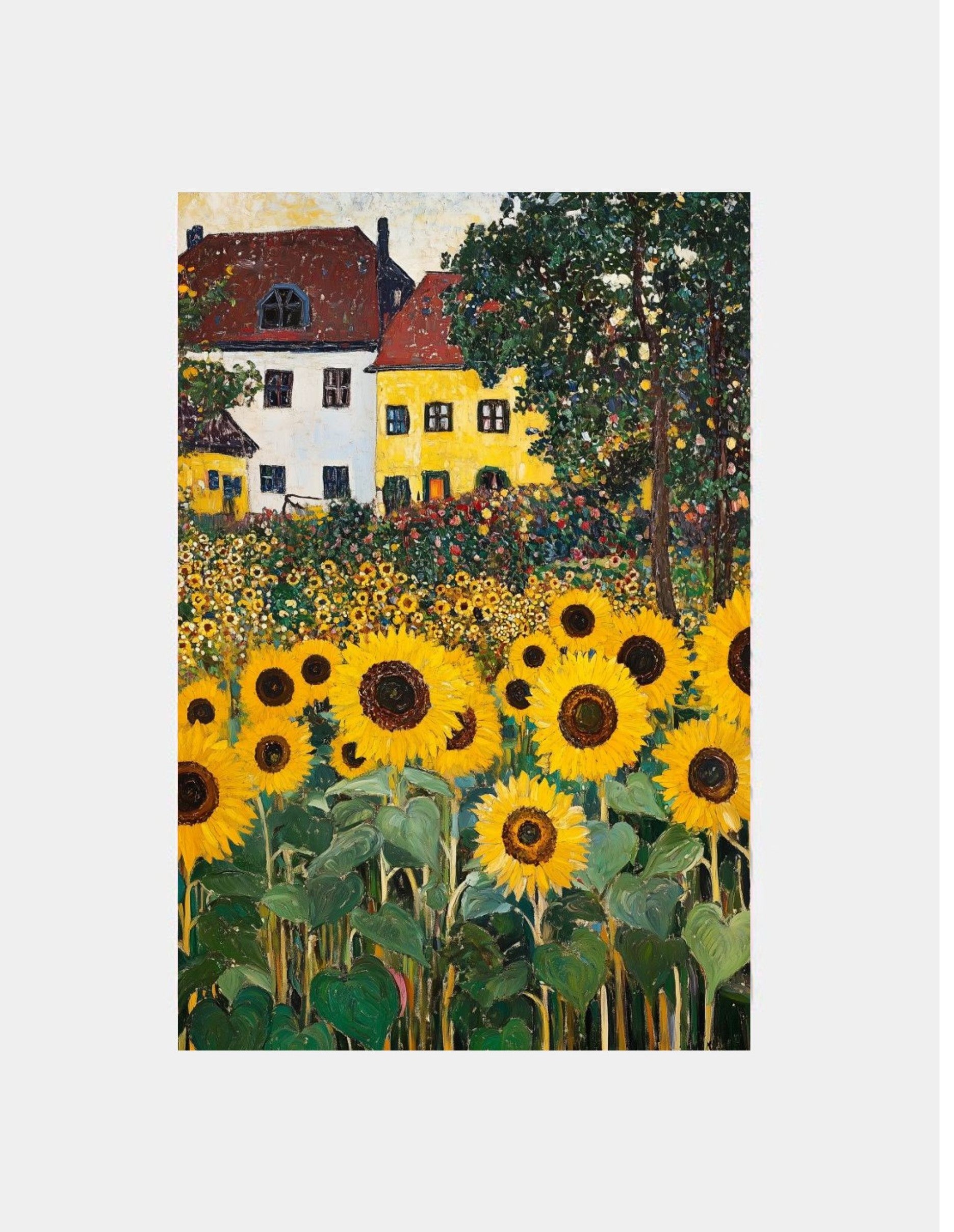 Gustav Klimt: "Sunflowers"