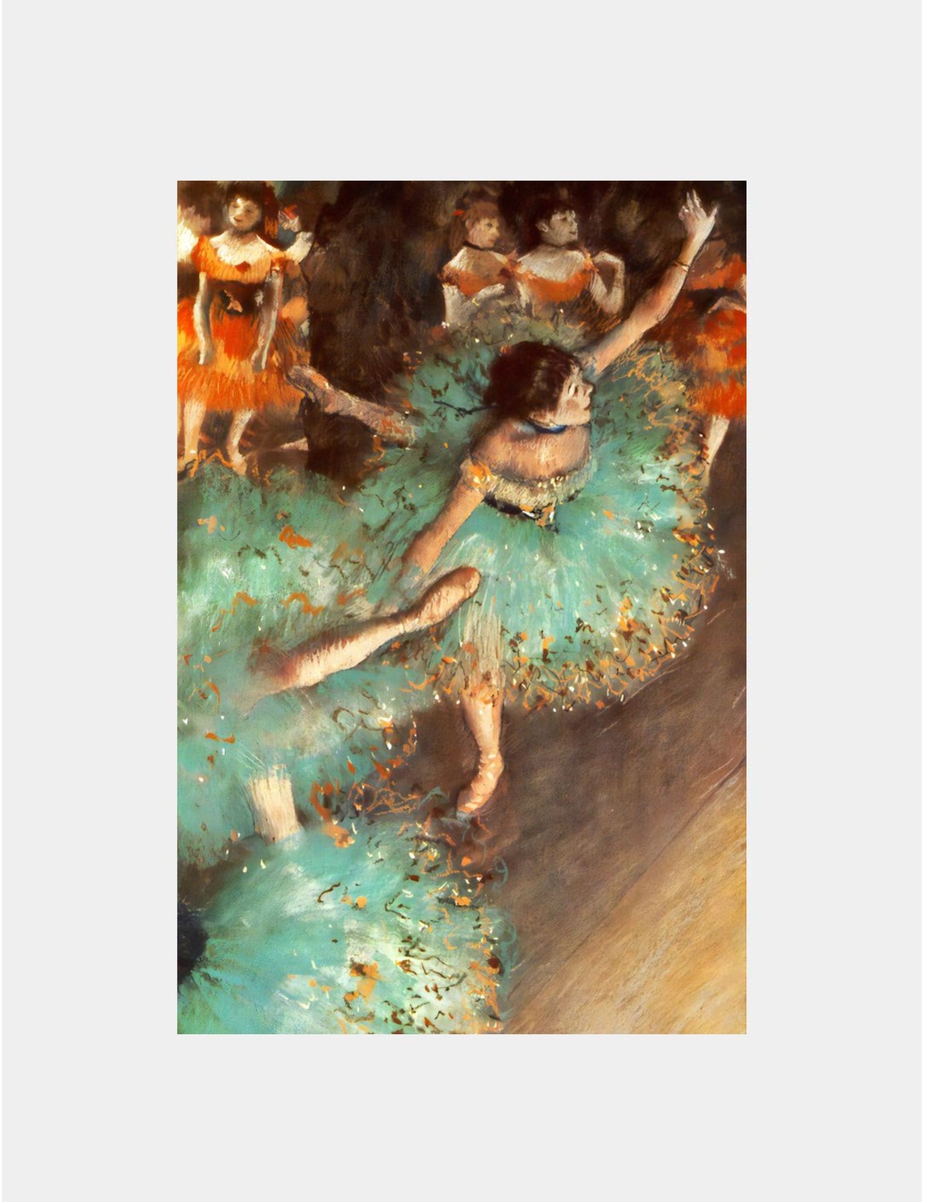 Edgar Degas: "Dancers in Green"