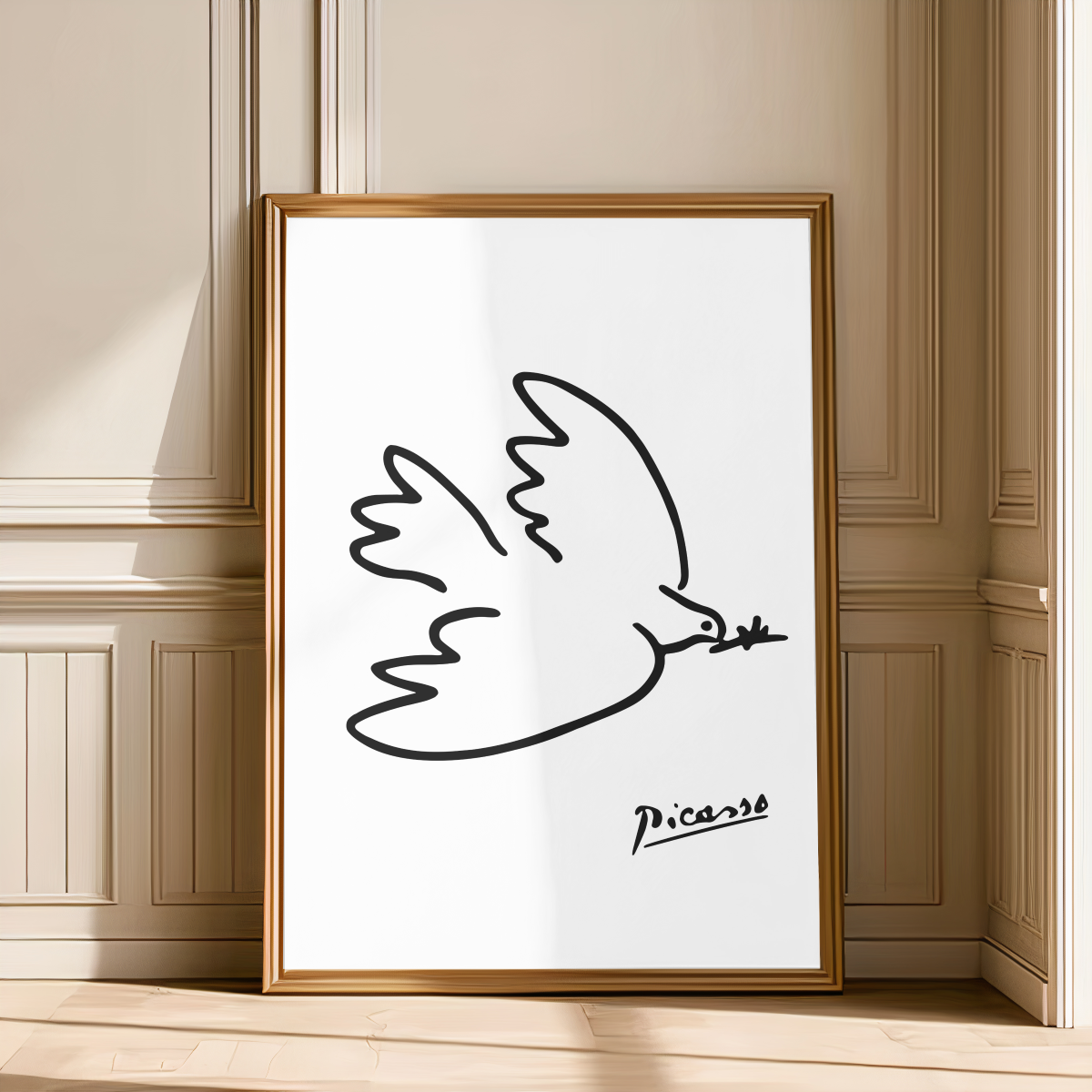 Picasso: Line Drawing Illustration VI Art Print