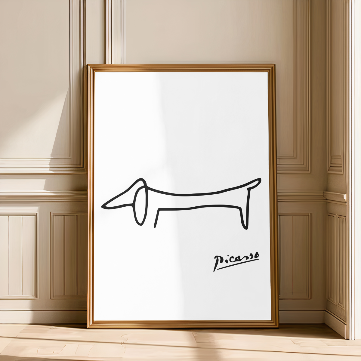 Picasso: Line Drawing Illustration XI Art Print