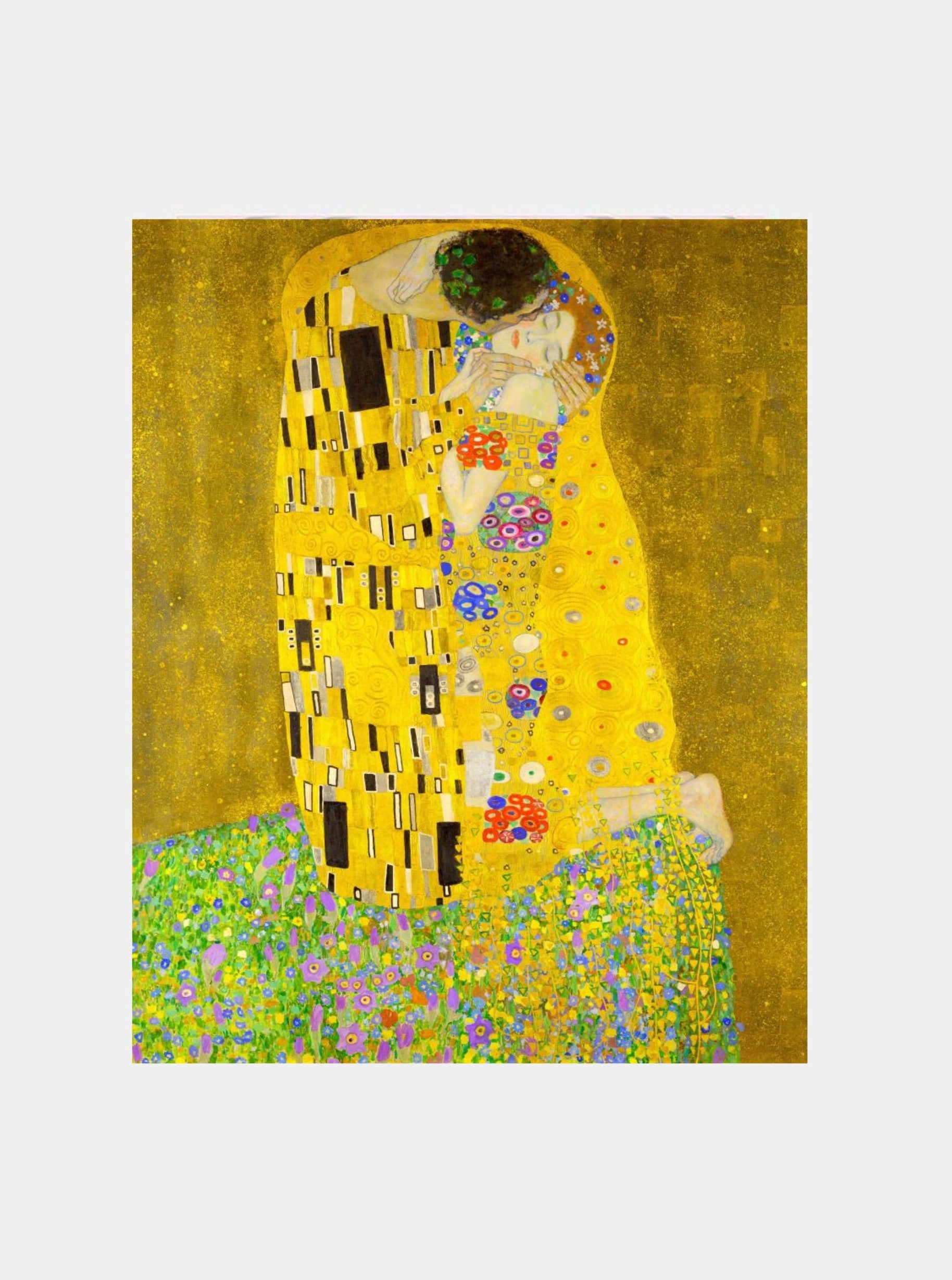 Gustav Klimt: "The Kiss II"