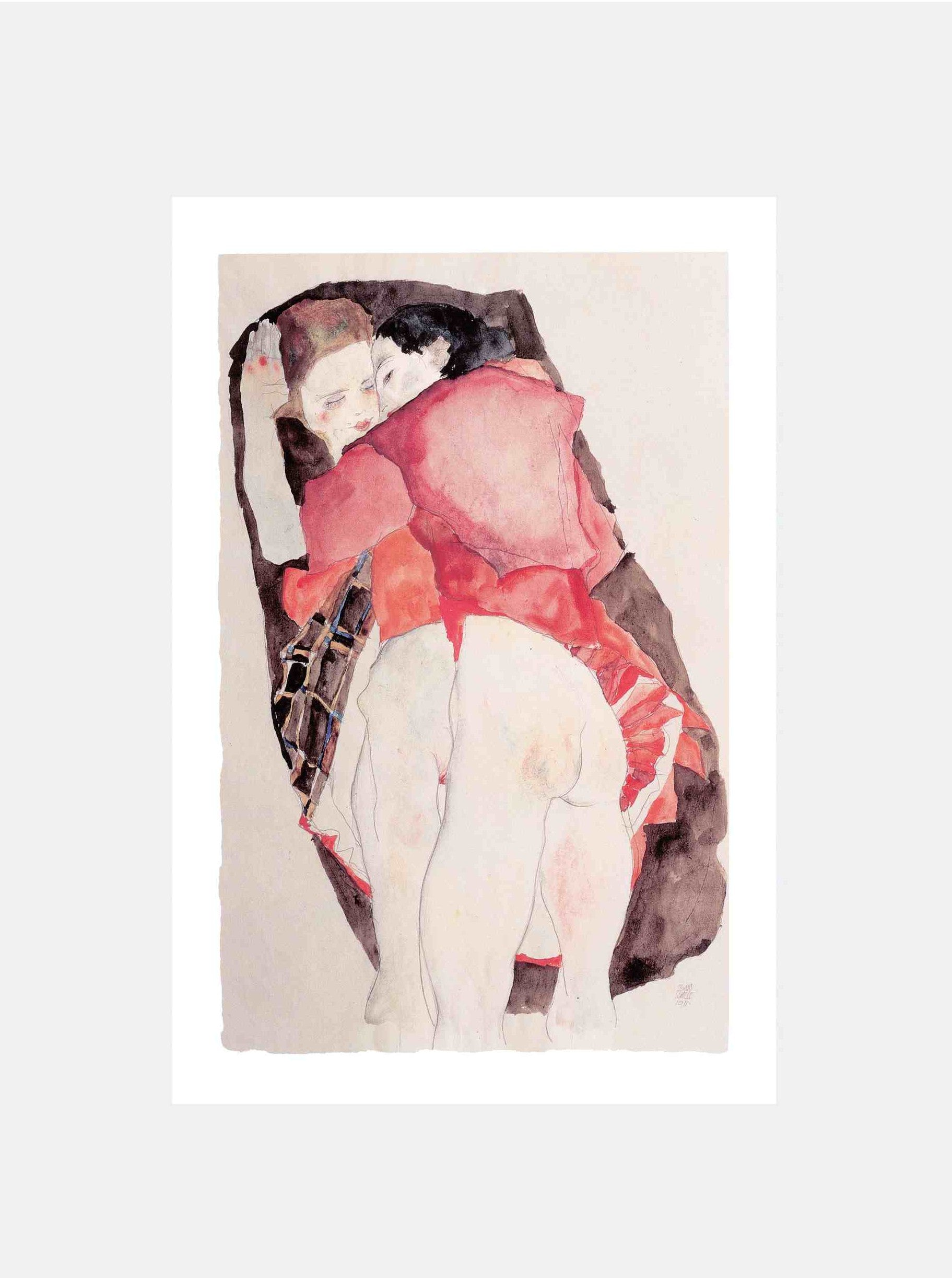 Egon Schiele "Lovers"