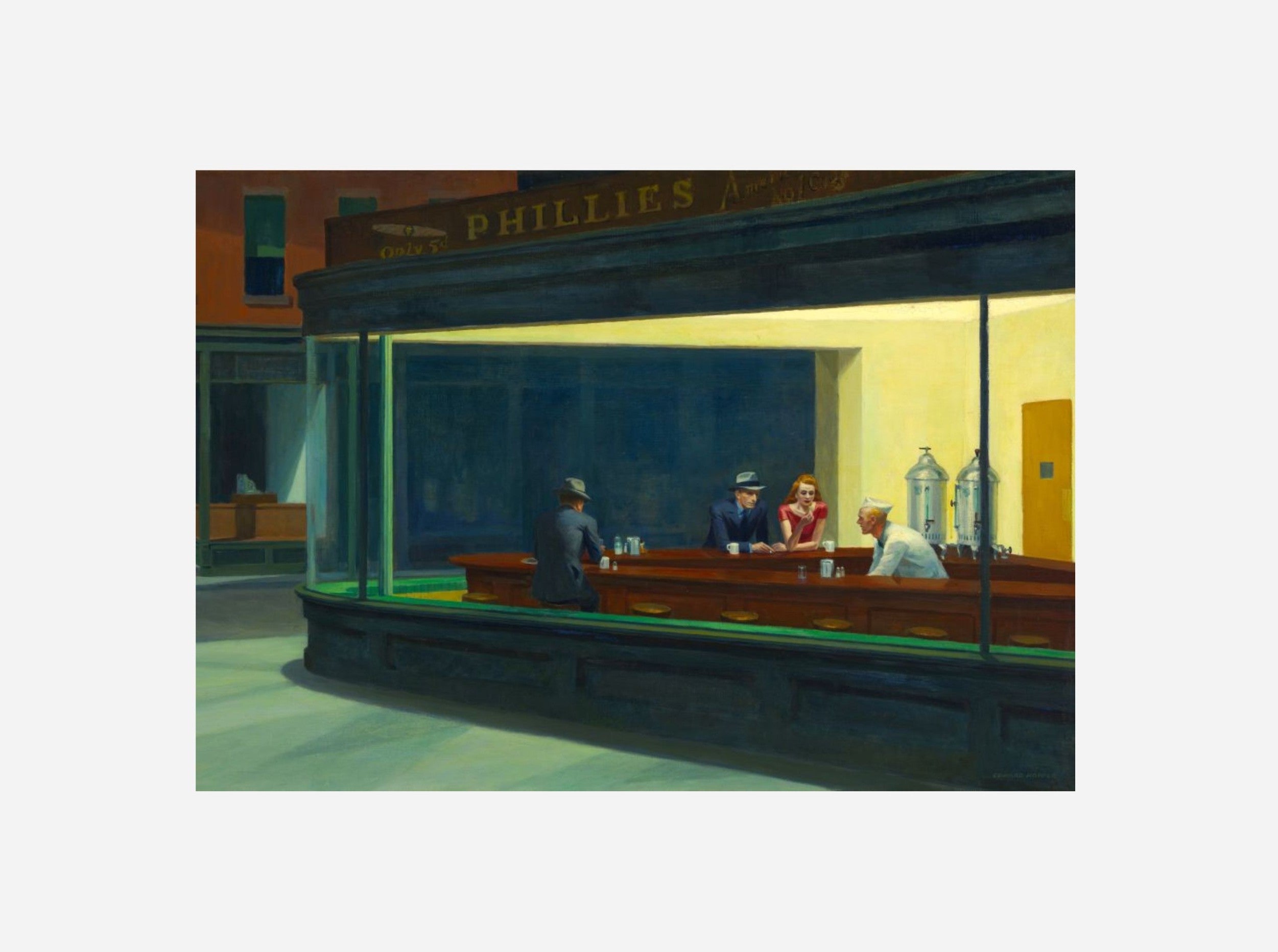 Edward Hopper "Nighthawks"