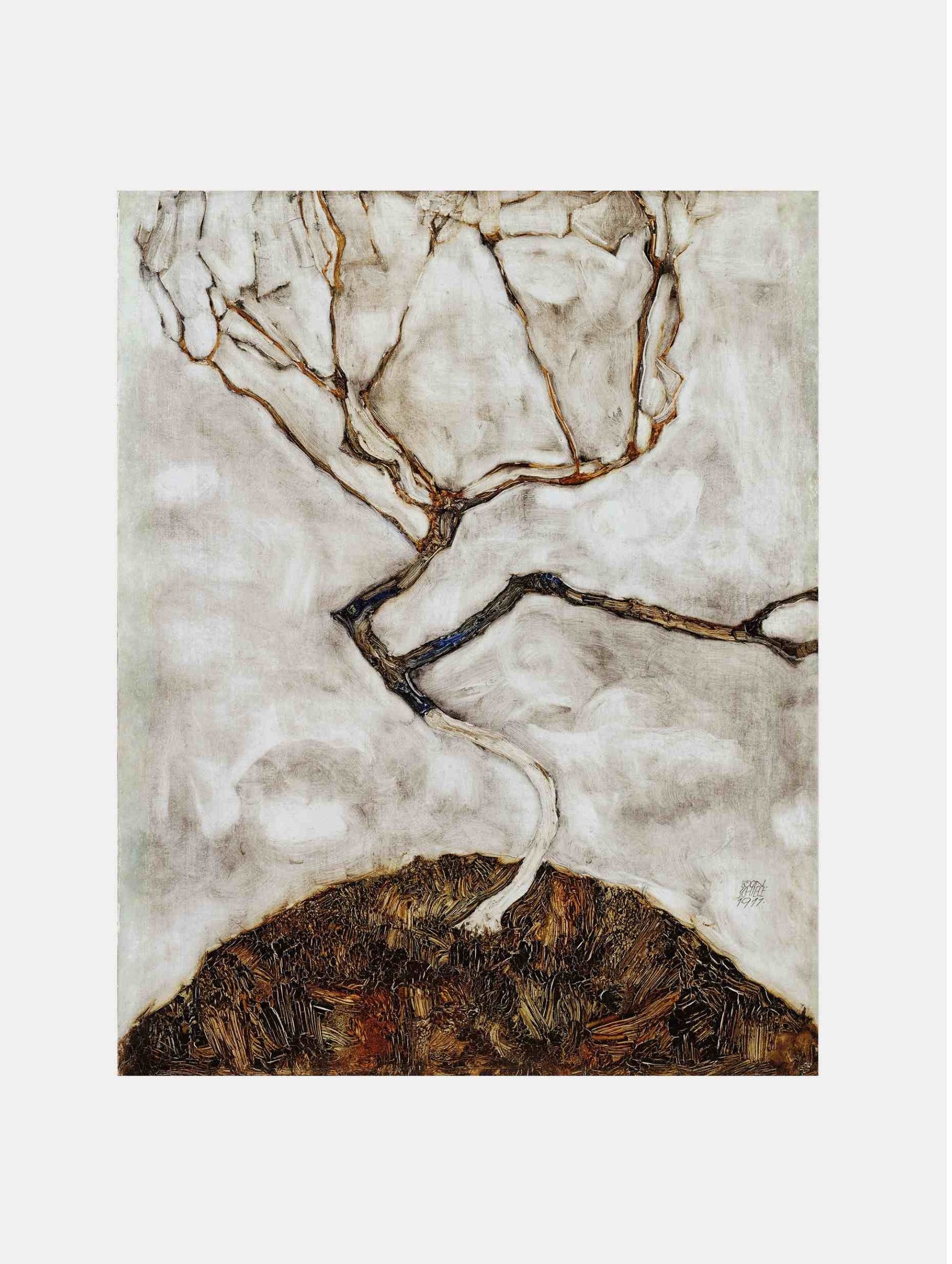 Egon Schiele "Small Tree in Late Autumn (1911)"