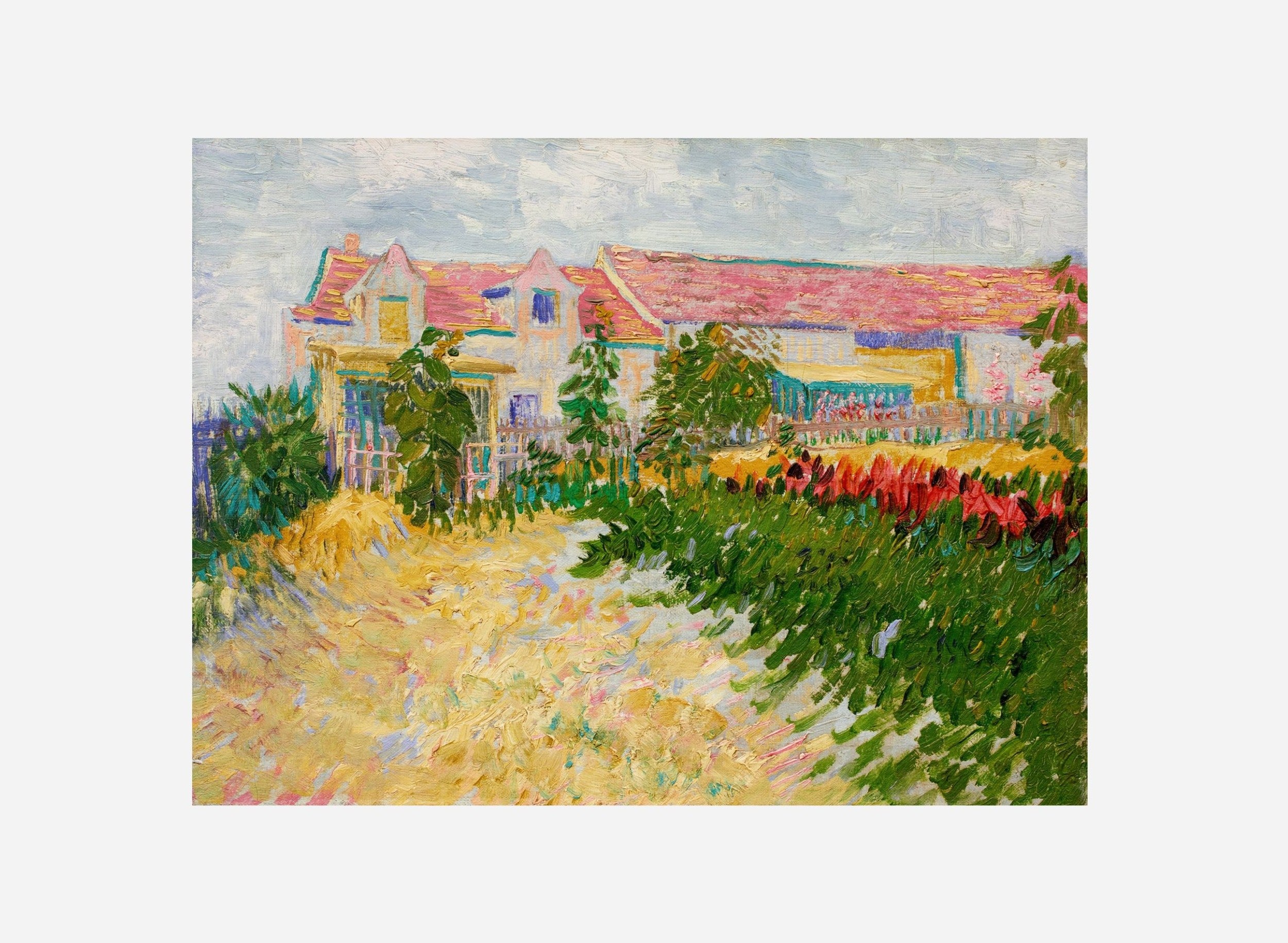 Van Gogh "PJardin devant le Mas Debray"