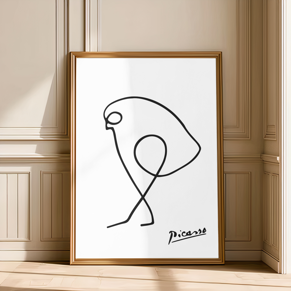 Picasso: Line Drawing Illustration VIII Art Print