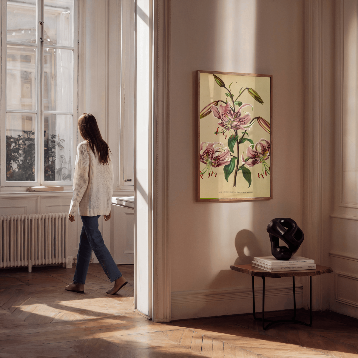 Lilium Speciosum Rubrum Art Print