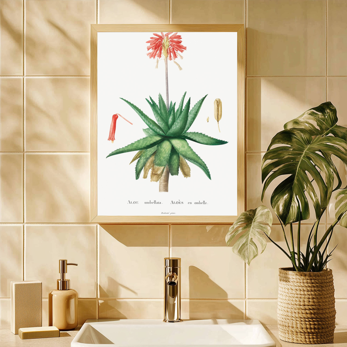 Aloe Umbellata Art Print