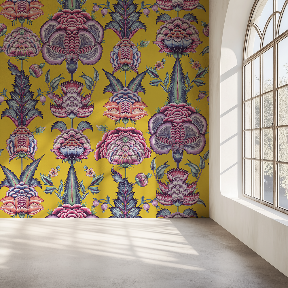 Coromandel Yellow Wallpaper