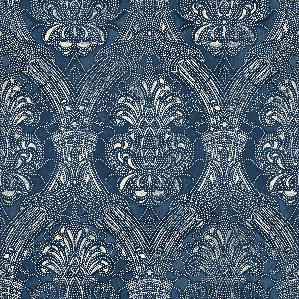 Decolux Pattern Navy Blue Wallpaper