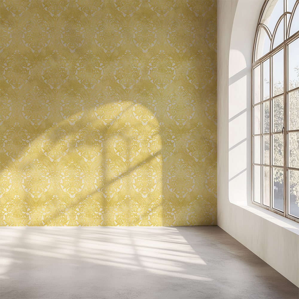 Decolux Pattern Yellow Wallpaper