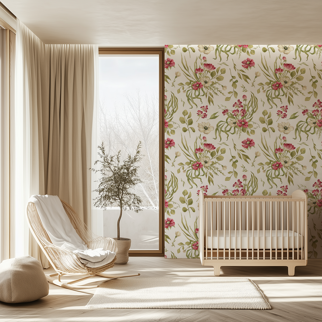 Florence Florals Wallpaper