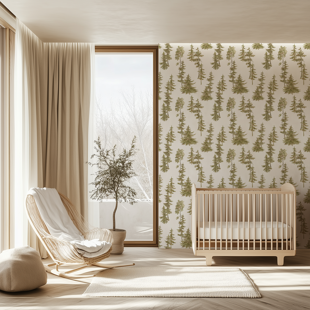 Natural Wonder Pine Trees Wallpaper