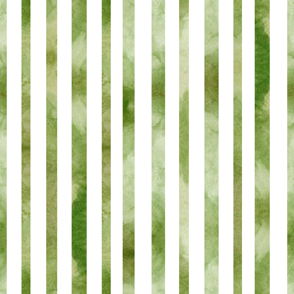 Green Forest Striped Wallpaper