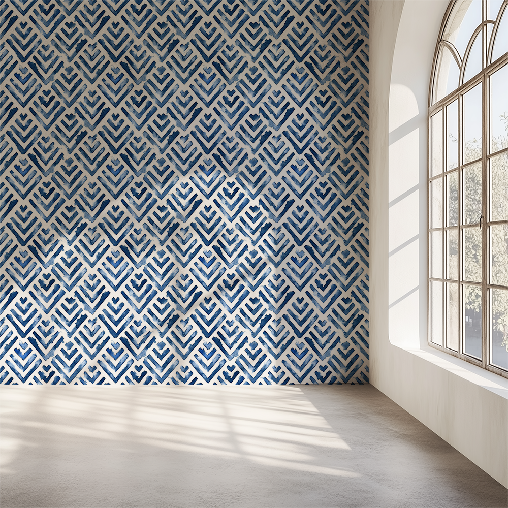 Indigeo Repeat Pattern Wallpaper