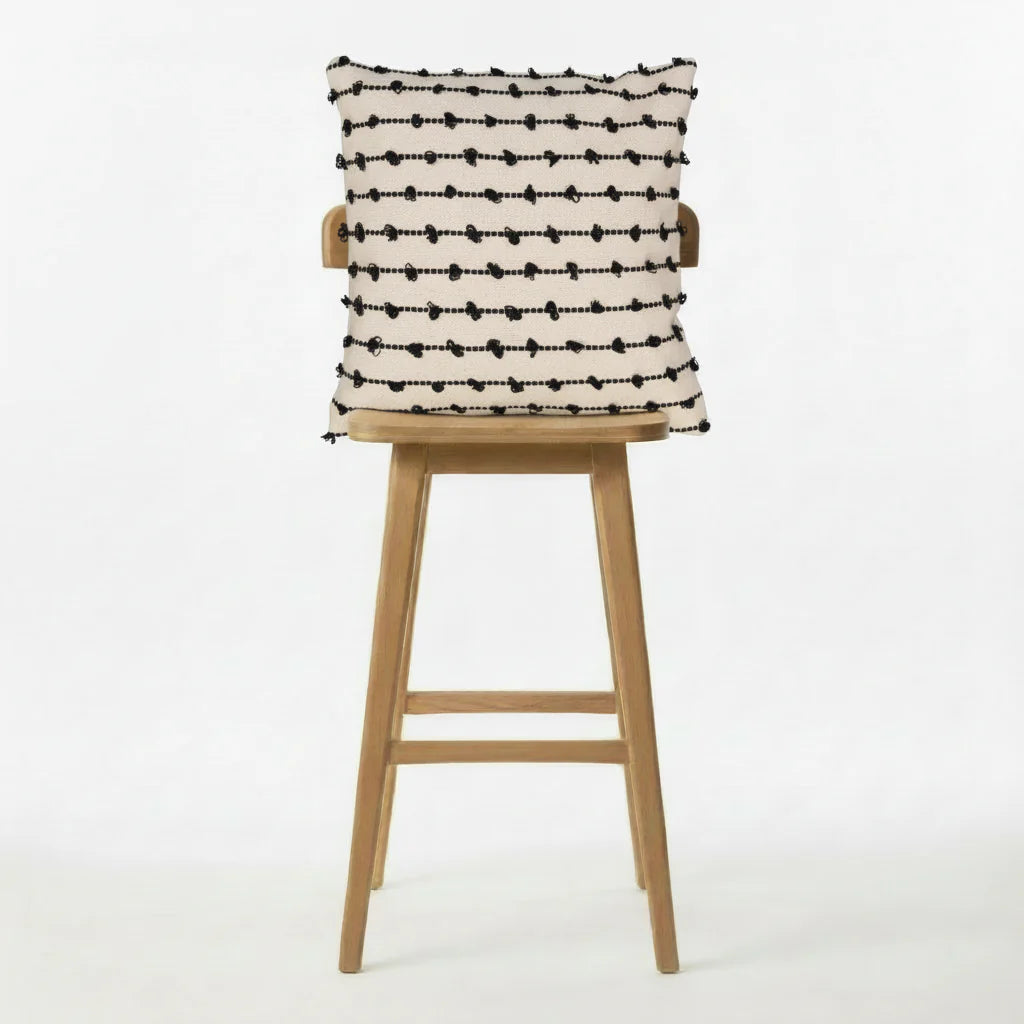 Black Bobble Cushion Cover
