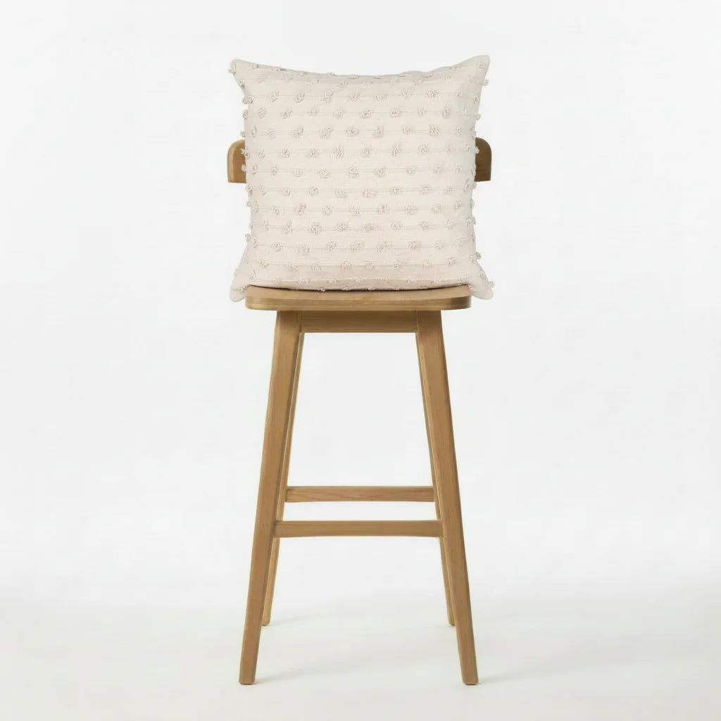 Natural Bobble Cushion Cover