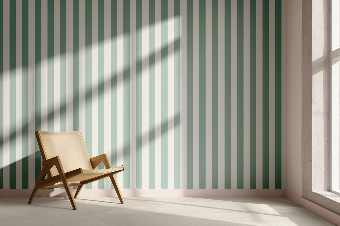Circus Stripe Wallpaper Jet steam