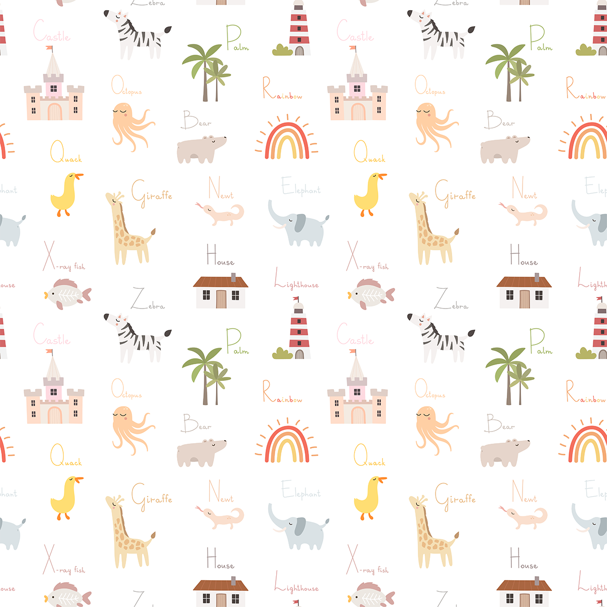 Little World Alphabet Wallpaper