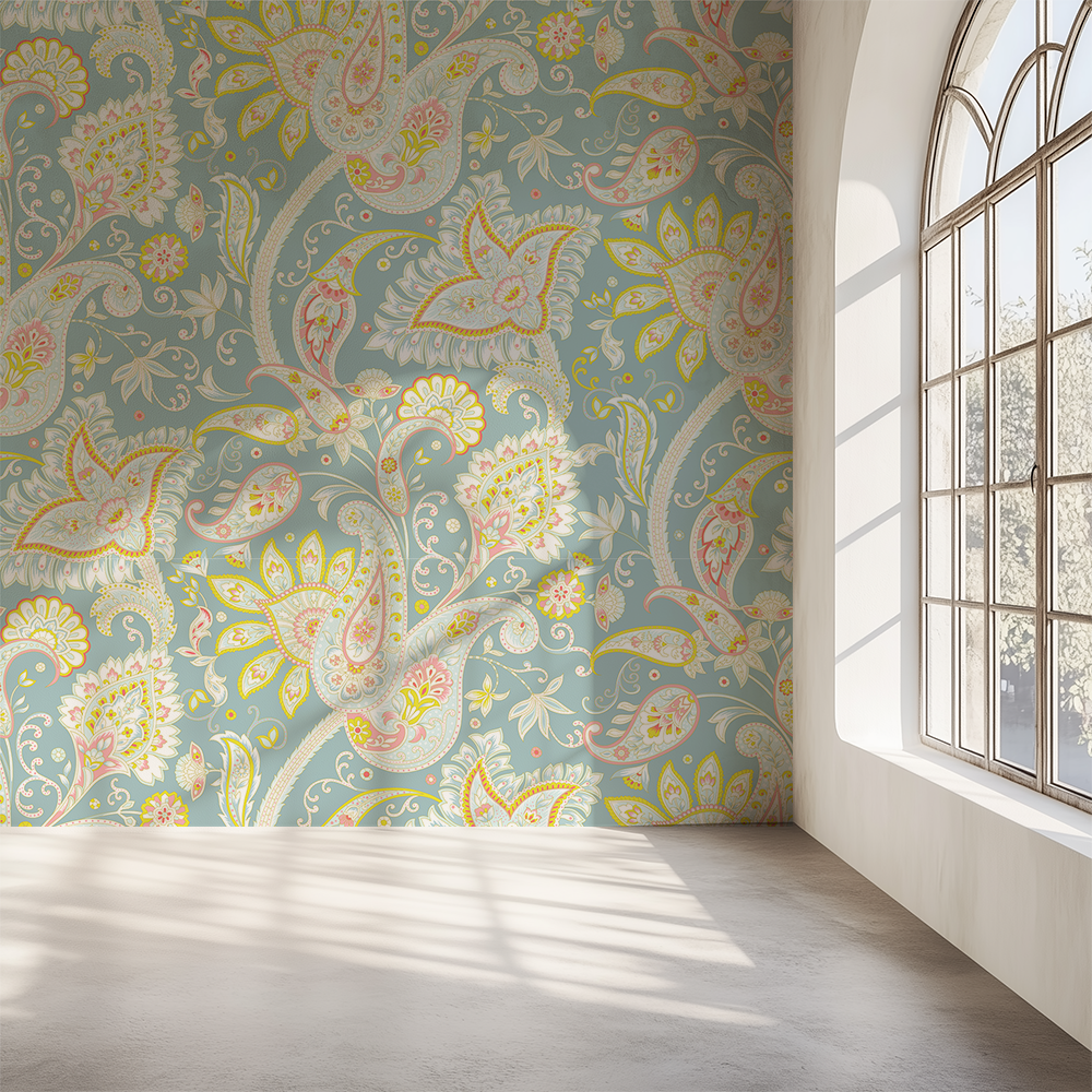 Paisley Cloudy Blue