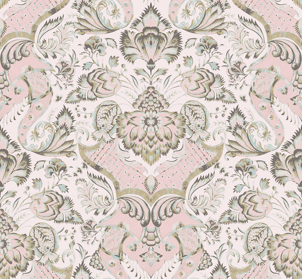 Lilac Forest Tales Wallpaper