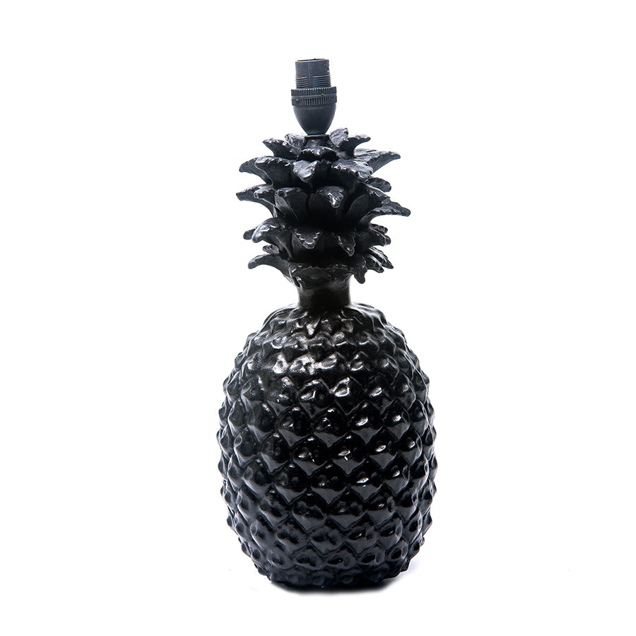 Black Pineapple Lamp Base