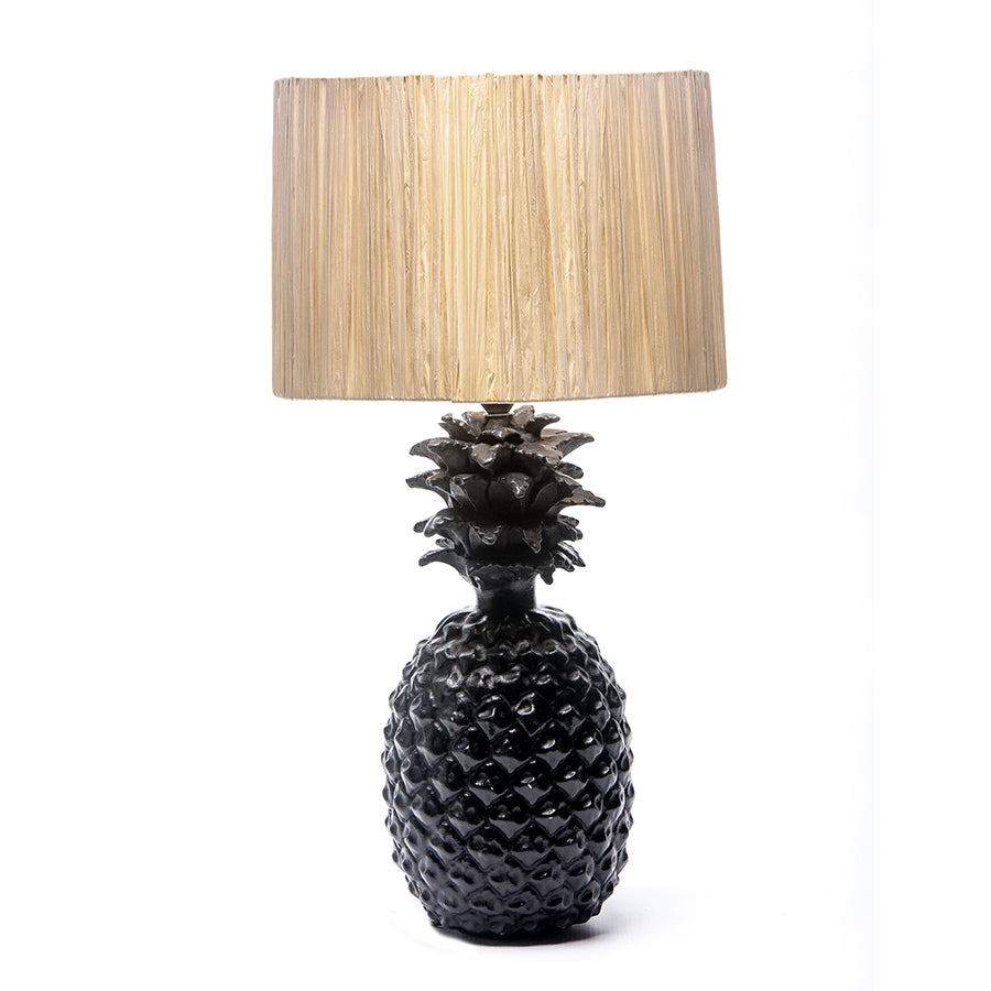Black Pineapple Lamp Base