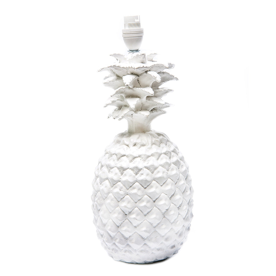 White Pineapple Lamp Base