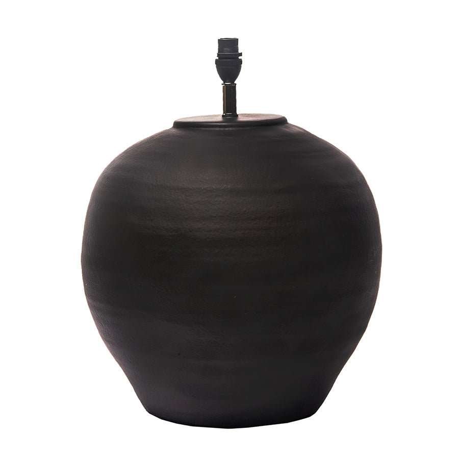 Black Pot Lamp Base