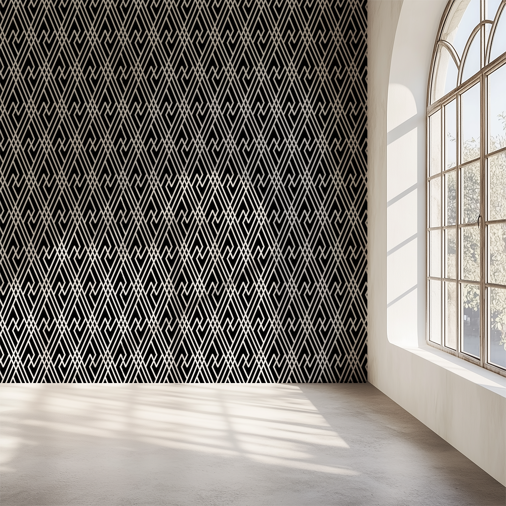 Abstract Black and White Wallpaper