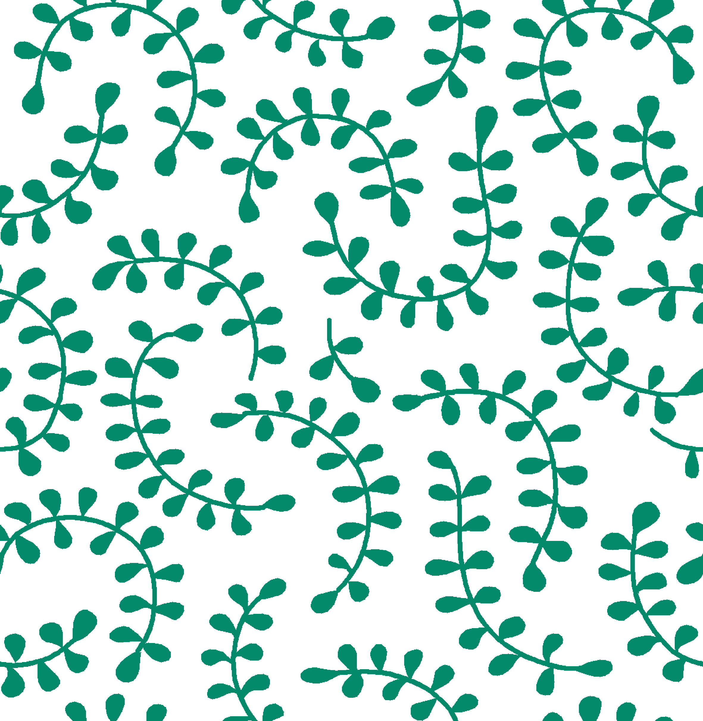 Fall leaf Pine Green Wallpaper