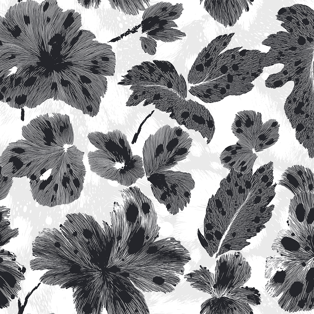 Mono Chic Black and White Wallpaper