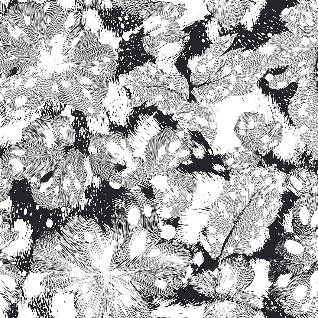 Mono Chic Very Dark Navy Wallpaper
