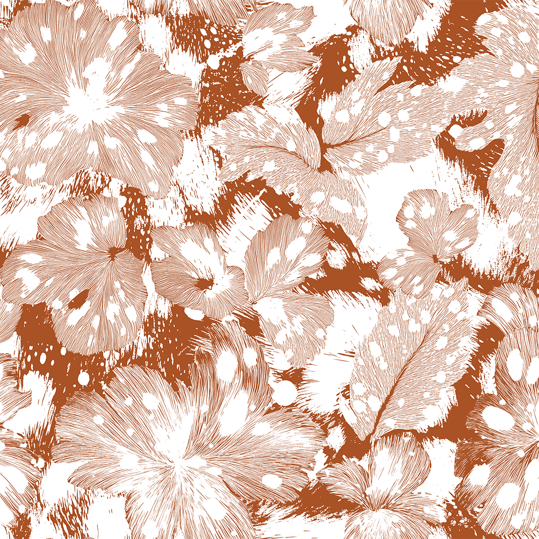 Mono Chic Hawaiian Tan Wallpaper