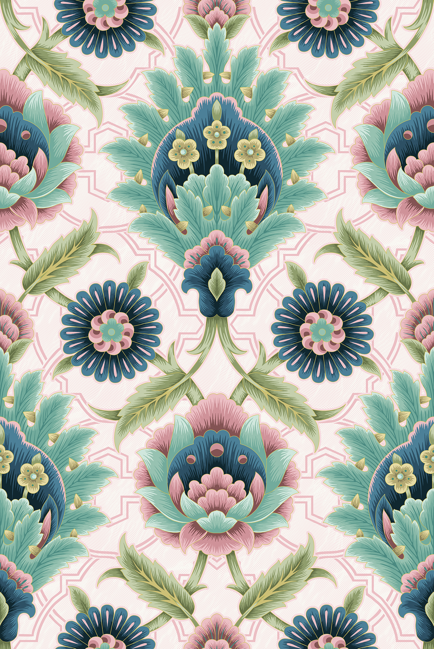 Muhtesem Soft Peach Wallpaper