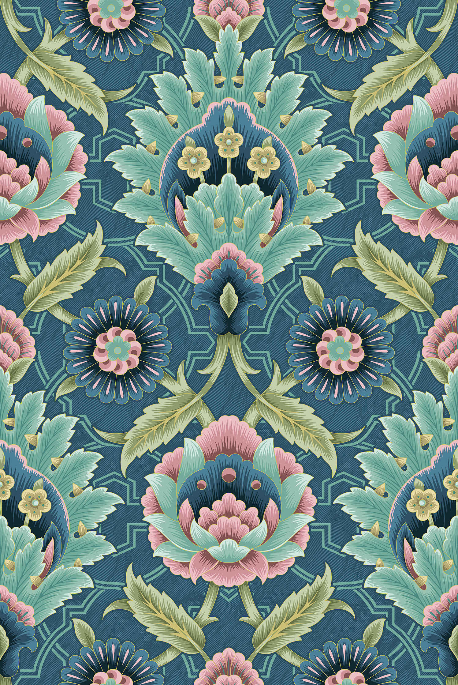 Muhtesem Denim Pattern Wallpaper