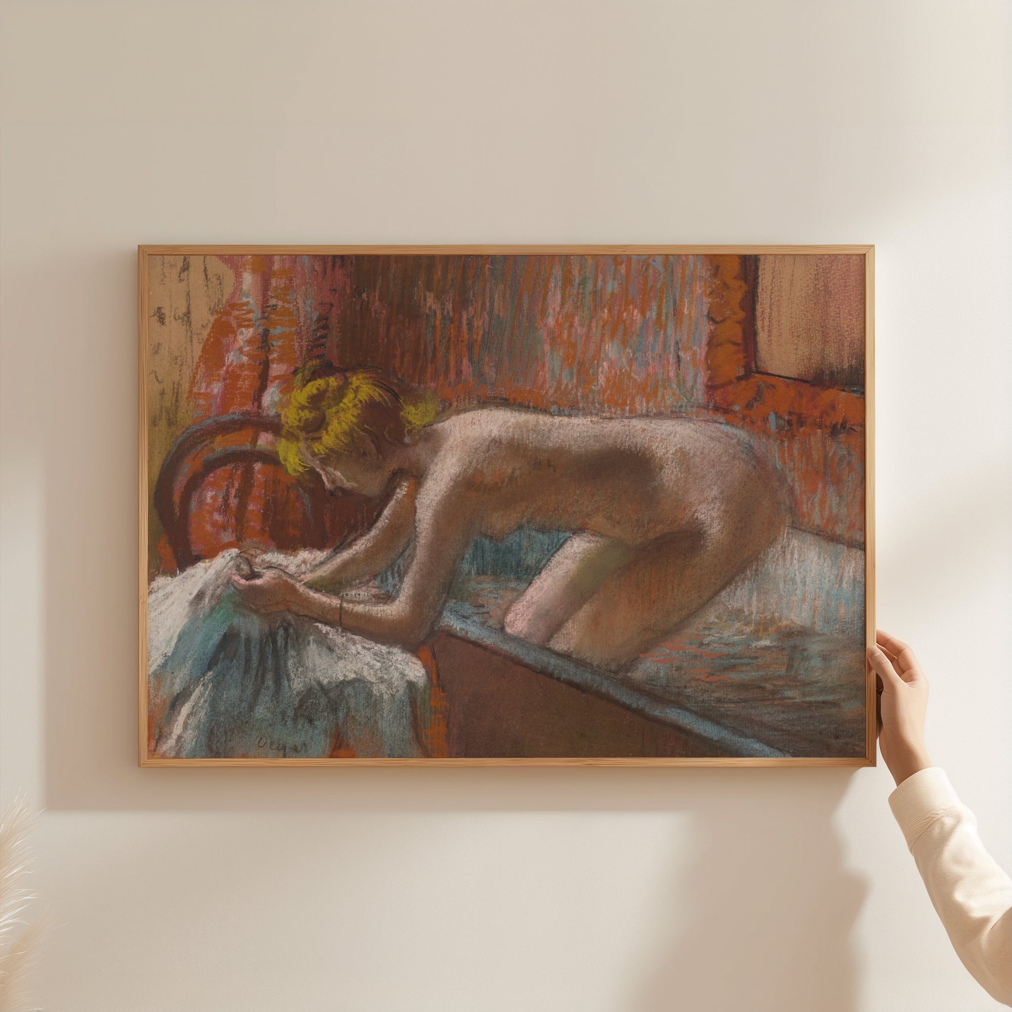 Edgar Degas: "Femme sortant du bain (circa 1886-1889)"