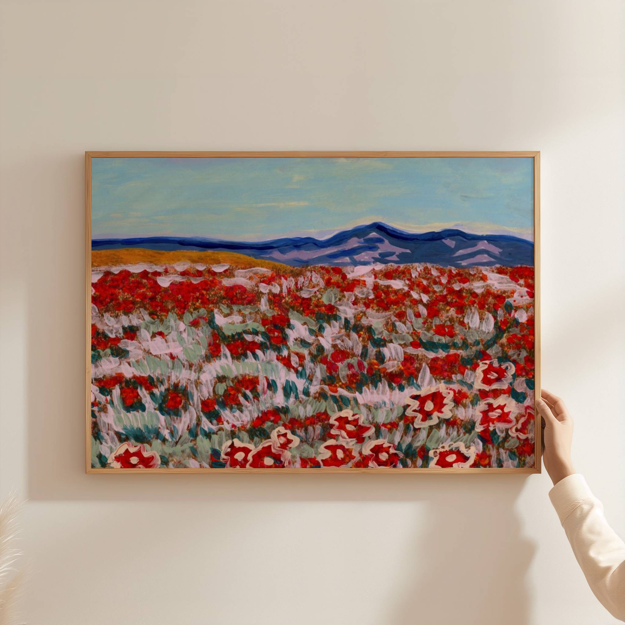 Red Poppy Landscape